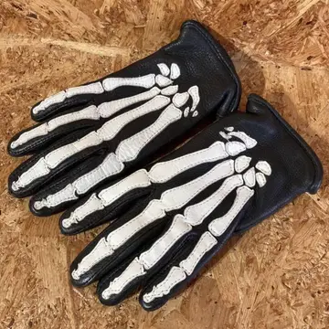 VANSON 가죽 그로브 Roper Bones X-ray M