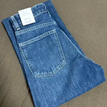 ZARA 와이드 레그 하이웨스트 풀렝스 청바지 34 TRF
