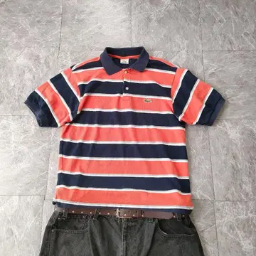 lacoste border polo shirt y2k c-boy j