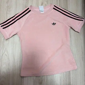 아디다스 adidas Originals 파일 원단 반팔 티셔츠 핑크