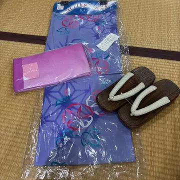 Milky Way 유카타 오비 일본 나막신 3세트 새상품