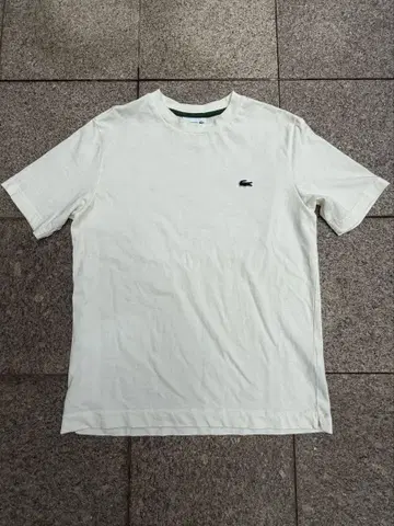 LACOSTE 루즈핏 티셔츠 화이트 FR2