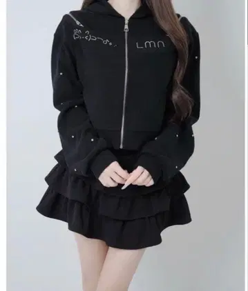 lumignon 비쥬 후드티 블랙 [ 완판템 ]
