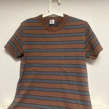 IENA LA BOUCLE 보더 T셔츠 브라운