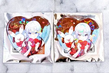 유키 미쿠 돈키 하트 캔뱃지 snow miku 발렌타인