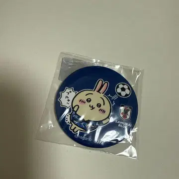치이카와 축구 일본 대표 캔뱃지 SAMURAI BLUE 토끼