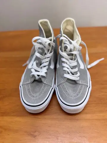 VANS SK8-HI 그레이 스웨이드 스니커즈