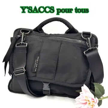 Y'SACCSpour tous 이자크 푸르토와 2WAY 숄더백 블랙
