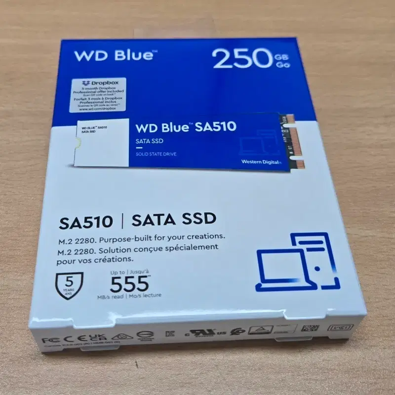 WD Blue SA510 m2 SATA SSD 250GB