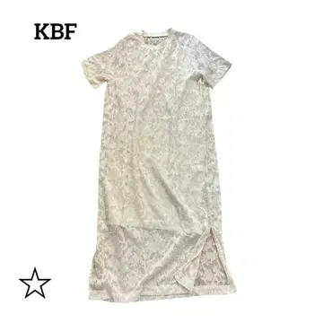 KBF 시어 자카드 원피스 어반 리서치 아이보리 계열 프리