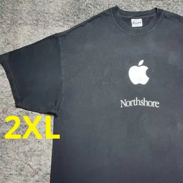 빈티지 00s Apple Store 애플 기업 구제 의류 T셔츠 블랙