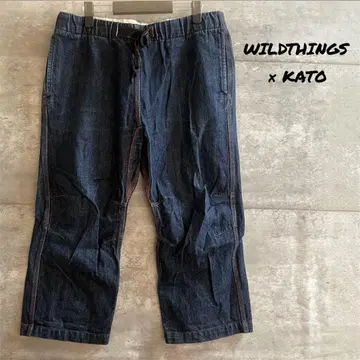 WILDTHINGS x KATO 클라이밍 데님 팬츠 인디고