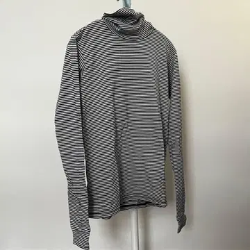 넘버나인 롱티 터틀넥 보더 사이즈 3