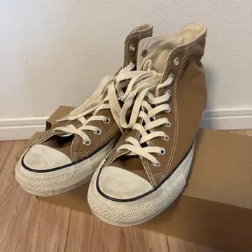 컨버스 올스타 하이 텍스타일 26cm 브라운