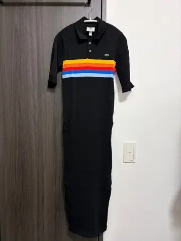 LACOSTE L!VE 리브 니트 레인보우 원피스 라코스테