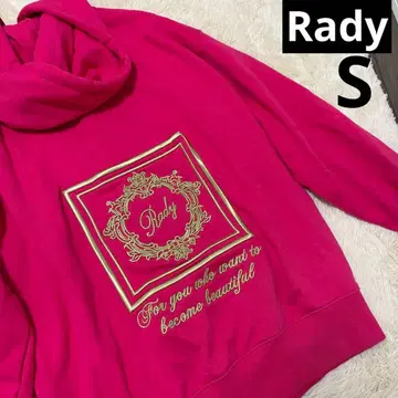 rady 레이디 호텔 시리즈 금 자수 핑크 후디 후드티 스테디셀러