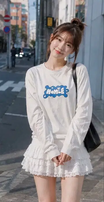 HOMIE 롱 슬리브 T셔츠