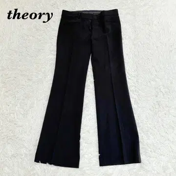 [ 새상품급 ] theory 스트레치 슬랙스 팬츠 XO 블랙
