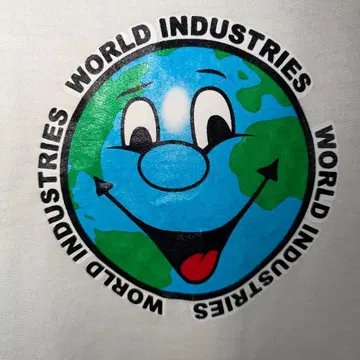 미사용 새상품 World Industries 맨투맨 화이트 XL