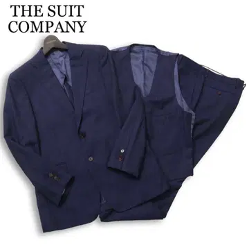 THE SUIT COMPANY REDA 울 스트라이프 3피스 수트