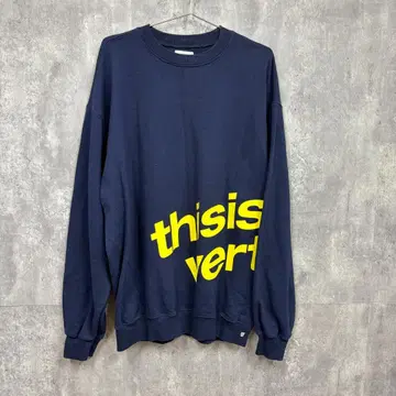 새상품급 thisisneverthat 디스이즈네버댓 네이비 트레이닝복 L