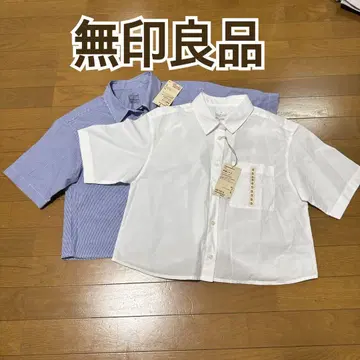 무인양품 반팔 셔츠 2장 세트 S 사이즈