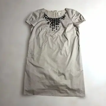 택 포함 새상품 J.Crew 비쥬 반팔 원피스 베이지 14 사이즈 XXL