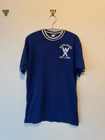 [빈티지] 80s 카노코 편직 링거 T