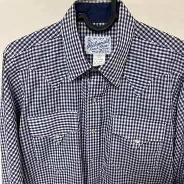 Rockmount Ranch Wear 웨스턴 셔츠 깅엄 체크
