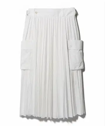sacai 코튼 포플린 스커트