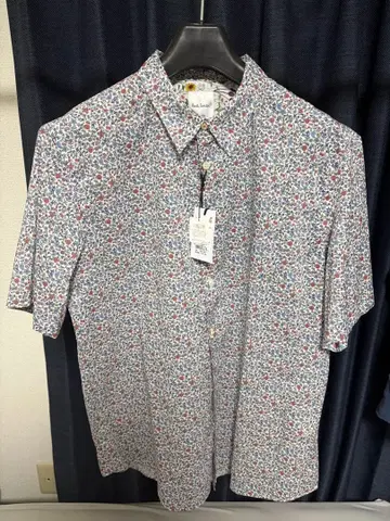 Paul Smith 미니 꽃무늬 반팔 셔츠 XX LARGE
