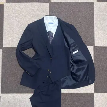 [ 새상품급 ] TAILOR 쓰리피스 네이비 셋업