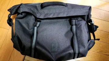 최종 가격 중고품 크롬 메신저 백 TERRACE BRIEF 블랙