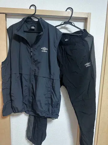 UMBRO 나일론 베스트 나일론 팬츠 셋업