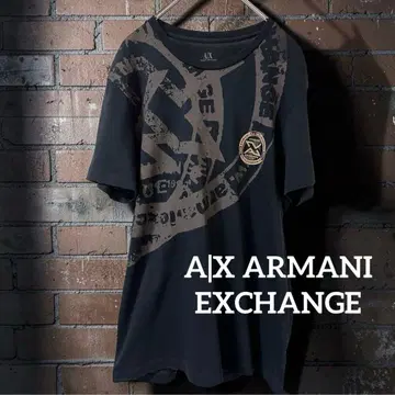 A|X ARMANI EXCHANGE 아르마니 프린트 군청 Msize