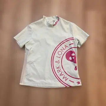 MARK & LONA 모크넥 반팔 셔츠