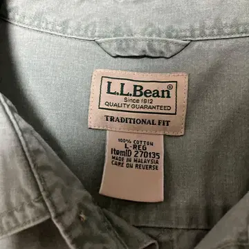 L.L.Bean 엘엘빈 반팔 셔츠 그린 L