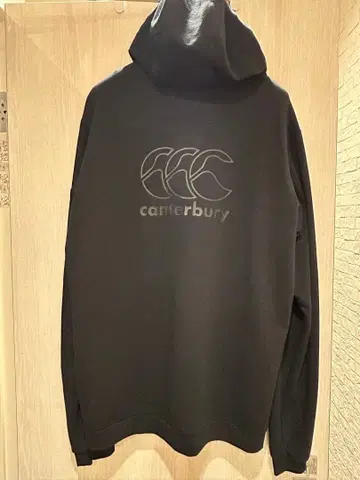 Canterbury R+ 집업 후드티 블랙