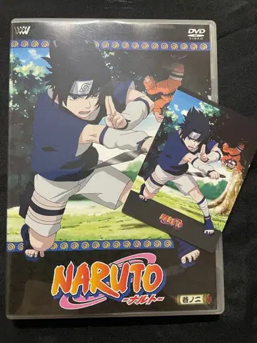 나루토 DVD 2권 특전 사스케 카드 포함 NARUTO