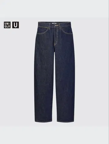 [미사용 새상품] UNIQLO U 라운드 청바지 25 NAVY