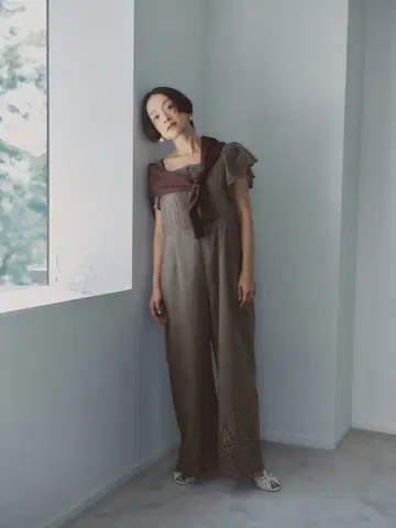 CADUNE 자수 레이스 올인원