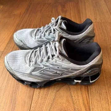 Mizuno Wave Prophecy 6 실버 그레이 스니커즈