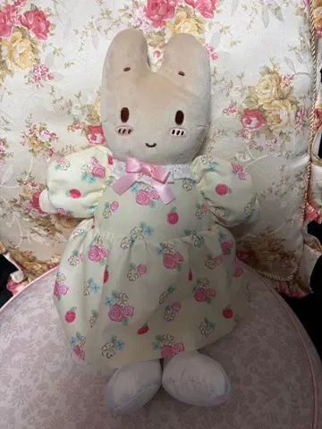 마론크림 플라워 원피스 BIG 봉제 인형