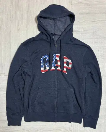 [ swag y2k ] GAP 집업 후드티 성조기 로고 미국 USA