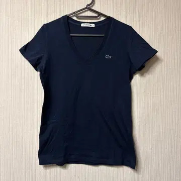 새상품급 여성용 LACOSTE V넥 T셔츠 2장 세트