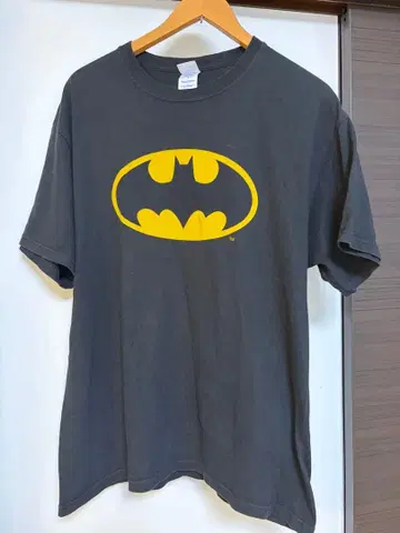 Batman 배트맨 로고 T셔츠 블랙 M&O knits 구제 의류