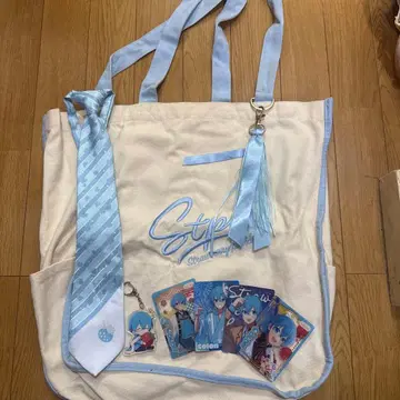 스토푸리 콜론 토트백 넥타이 트레이딩 카드 아크링 키링
