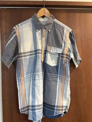 Engineered Garments 체크 반팔 셔츠 M