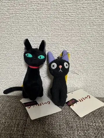 마녀 배달부 키키 블랙 고양이 선배 고양이 봉제 인형 키링