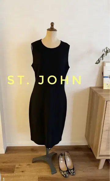 [새상품급] ST. JOHN 세인트존 슬리브리스 원피스 블랙 8
